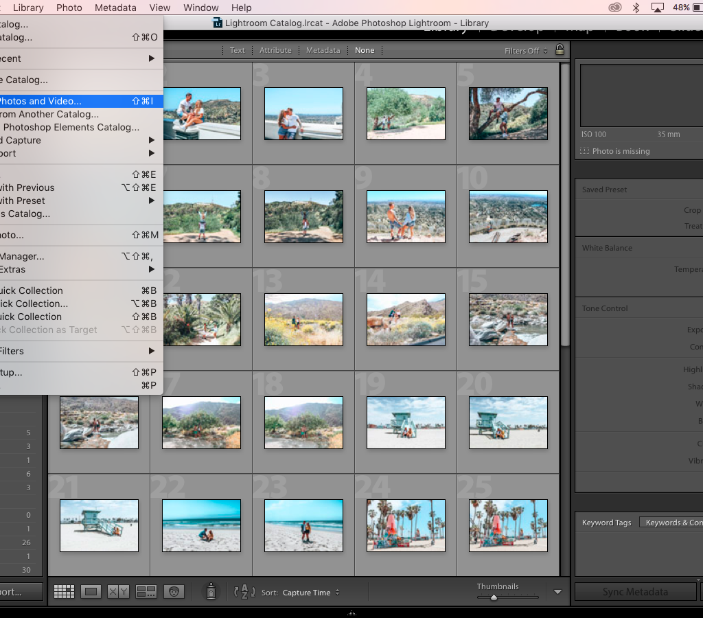 Insert files into library